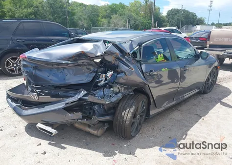 2020 Honda Civic Sport z USA, uszkodzony, nr VIN 2HGFC2F83LH526618